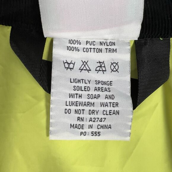 VTG Belstaff Dry Rain Jacket Nylon Moto Retro Purple Neon Storage Fanny Bag Sz L - Picture 8 of 9